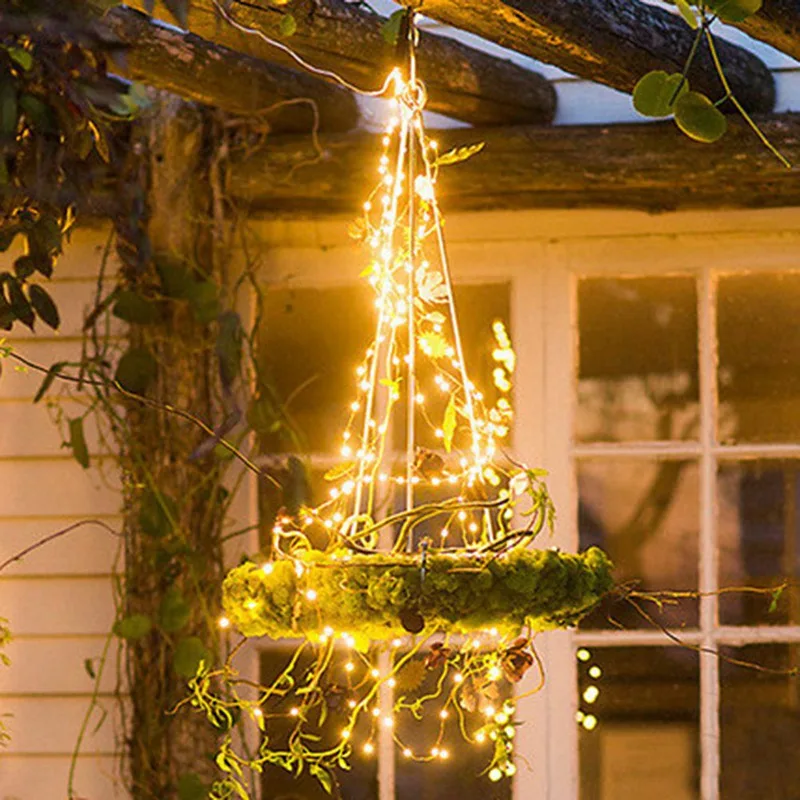 

Remote Control LED String light Silver Wire Fairy Warm Garland Home Christmas Wedding Party Decoration Powered by Battery Batter
