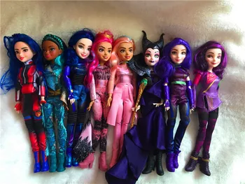 

original 11'' Descendants Doll Action Figure Doll Maleficent baby dolls for girls boys evie mal Descendants 2 3 bjd