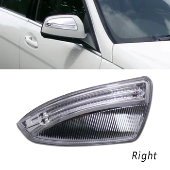 

Side marker Turn Signal lights Plastic Exterior Replacement Rearview Mirror 4 LED Durable