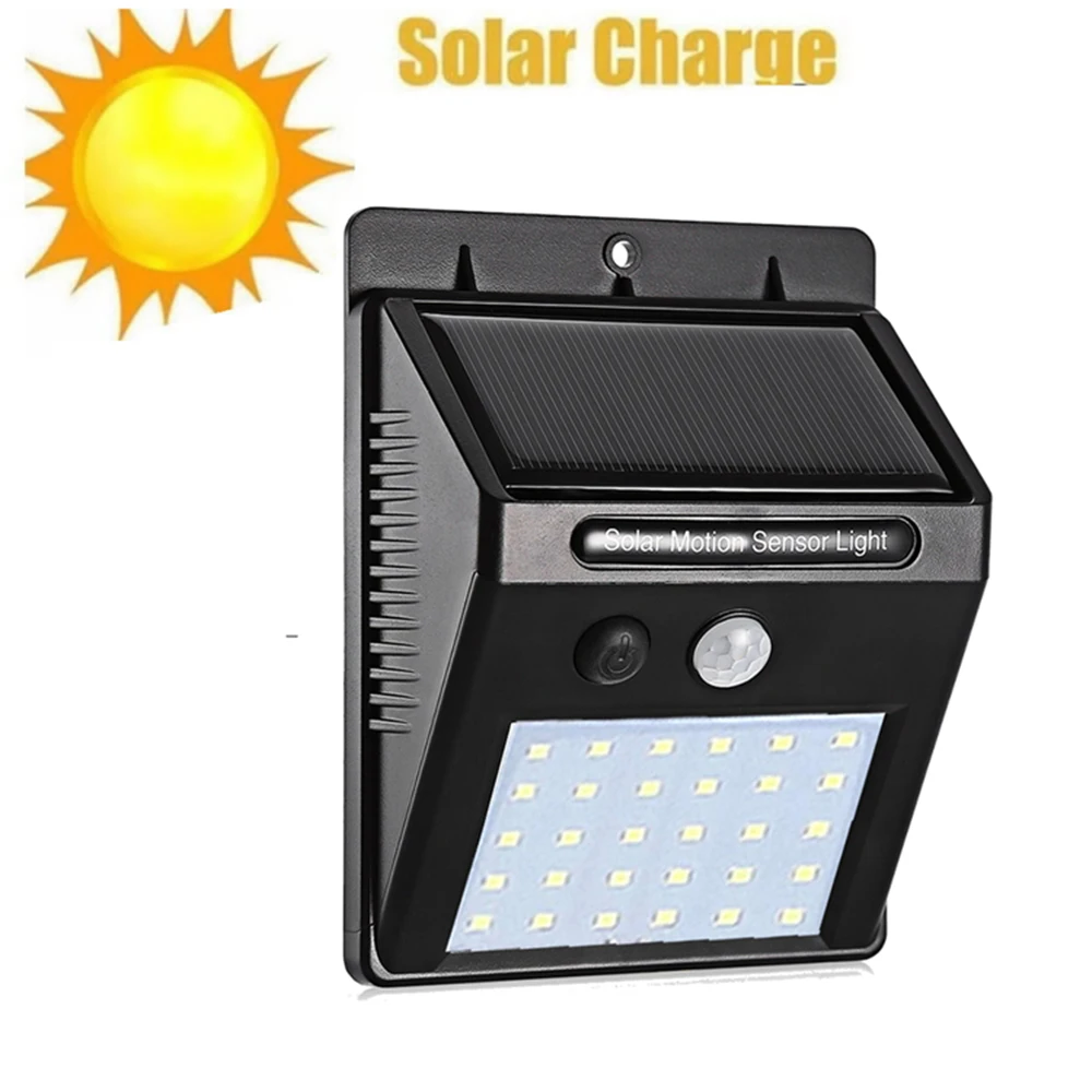 

1-4Pcs Solar Light 30 LED Outdoors Solar Garden Light Waterproof PIR Motion Sensor Wall Lamp Spotlights Emergency Street Solar L