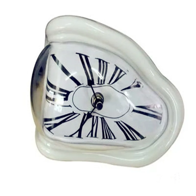 Retro Roman Right Angle Twist Clock 90 Degree Twist Time Wall Clock