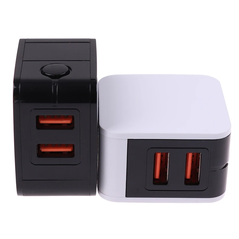 1 шт. светодиодный дисплей 2USB US Plug Интеллектуальный адаптер питания для быстрой зарядки