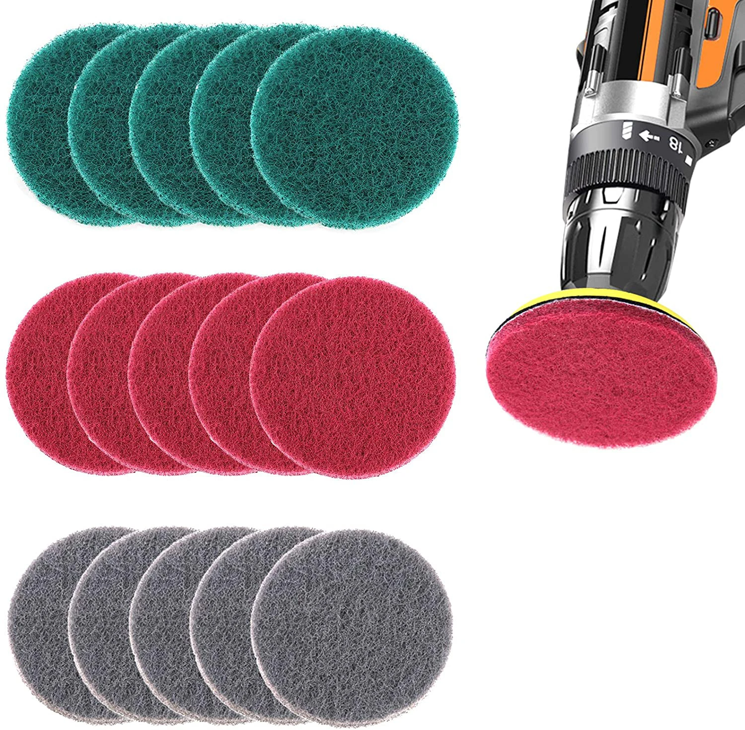 30 Pezzi 7 Pollici 180 Mm Ossido Di Alluminio Carta Vetrata Dischi Abrasivi Gancio E Anello Lucidatura Abrasiva Per Levigatrice Orbitale Casuale,320