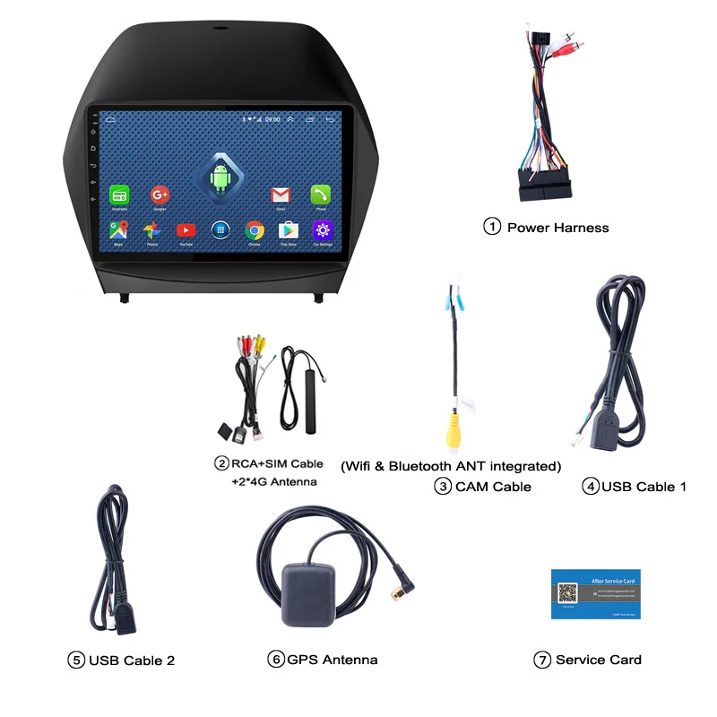 4G Lte все Netcom 9 дюймов android 8,0 автомобильный Радио dvd-плеер для hyundai IX35 2010- gps навигация поддержка swc bluetooth