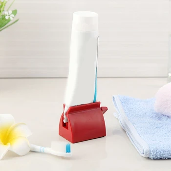 

Multifunctional Toothpaste Dispenser Facial Cleanser Squeezer Clip For Home Manual Lazy Tube Squeezer Roller Bathroom Set Holder