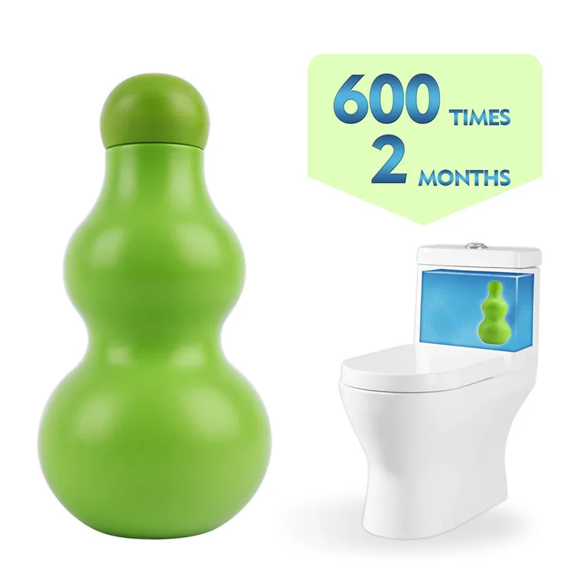 

1PC=600 Times Flushes Automatic Toilet Deodorizer Powerful Toilet Cleaner Green Automatic Toilet Bowl Cleaner Bathroom Deodorize