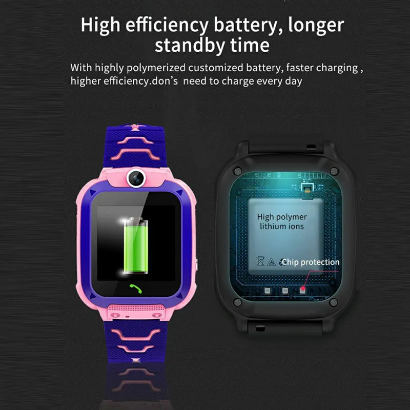  Smart Uhr GPS GSM Locator TouchScreen Tracking SOS Wasserdichte Armband für Kinder NK-Shopping