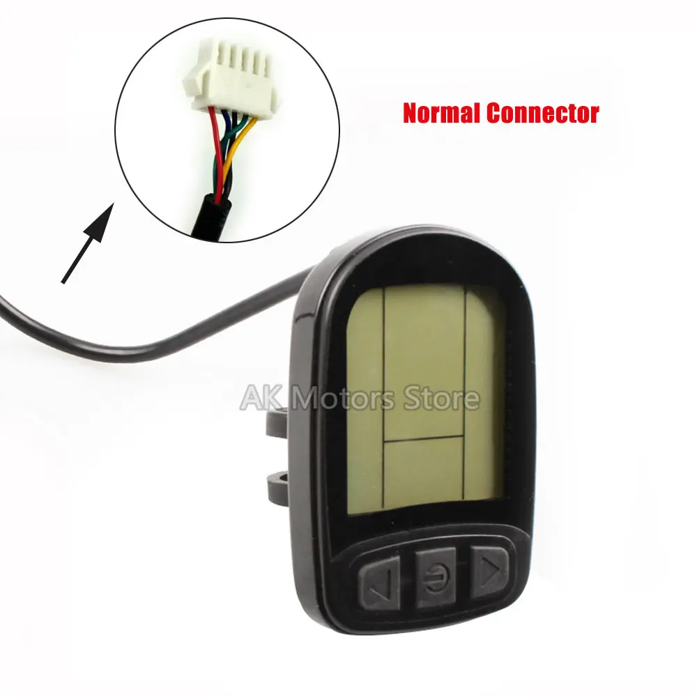 Normal Connector Электровелосипед велосипед светодиодный дисплей EBike панель управления скутер KT-lcd 5 ЖК-монитор - Цвет: Normal Connector