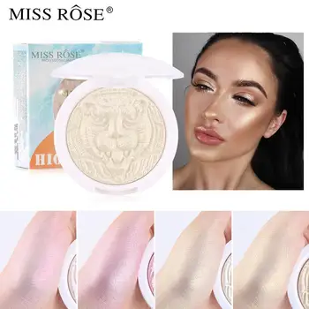 

MISS ROSE Lion Highlighter Powder Glitter Palette Makeup Glow Face Shimmer Illuminator Make Up Highlight Pallete Cosmetics