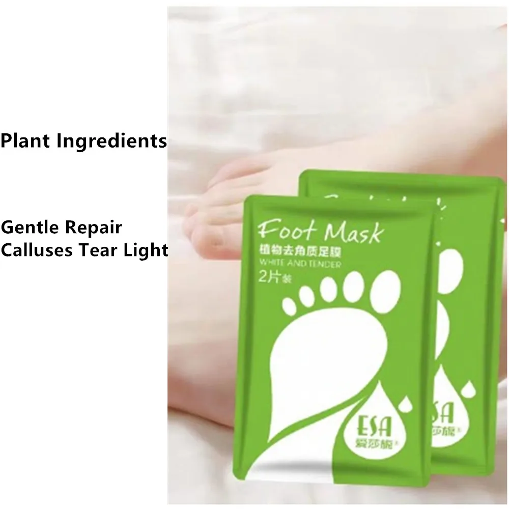 Foot Mask Skin Care Peeling 2Pcs/Set Baby Feet Exfoliating Dead Skin Feet Mask Pedicure Socks Foot Cream Foot Mask Magic Skin