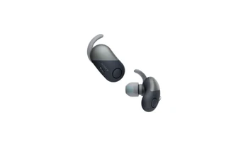 

Sony WFSP700NB headset and helmet hook ear earphones, inside heard Black