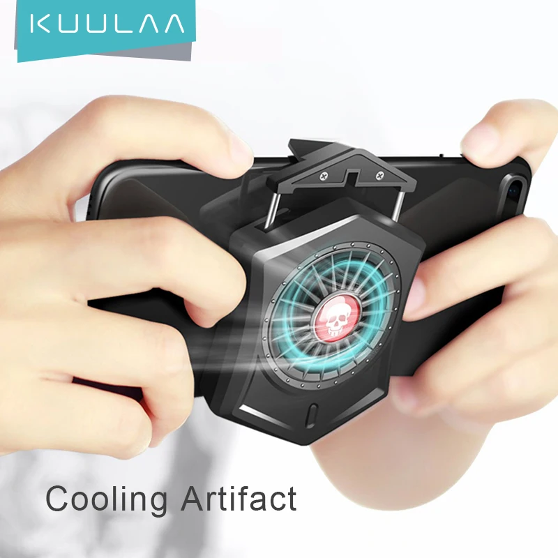 KUULAA Phone Cooler Cooling Fan Mobile Radiator For iPhone Samsung Xiaomi Portable IOS Android Game | Мобильные телефоны и