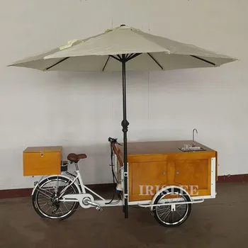 

New design coffee bike fast food vending bicycle hot dog mobile food cart for snack sale