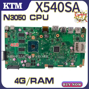

for ASUS X540SA/X540S/F540S/X540SAA/ laptop motherboard mainboard test OK N3050/CPU 4GB/RAM