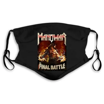 

MANOWAR - FINAL BATTLE - Printed Size Mask women kid's PM2.5