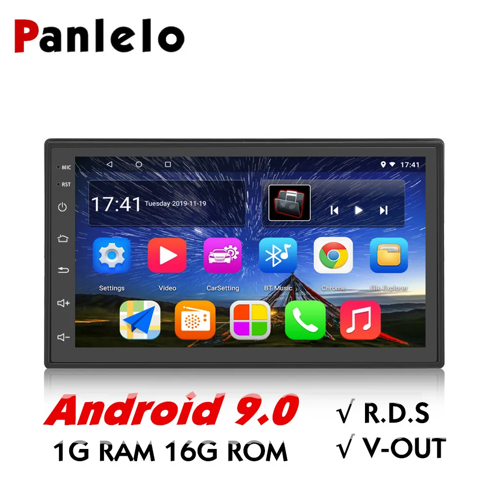 Супер! продукт! Panlelo S10 Авторадио 2 Din Android стерео " 1024*600 1080 P 4 ядра 2din android-головное устройство gps навигации Аудио Радио