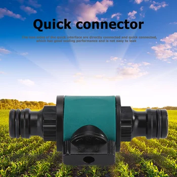 

Garden Watering Prolong Hose Adapter Classic Colors and Simple Durable Design Switch Plastic Valve with Quick Connector
