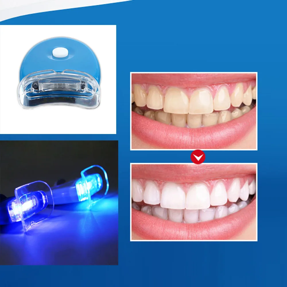 Hot New Blue LED Teeth Whitening Accelerator UV Light Dental Laser Lamp Light Tool Tooth Cosmetic 2