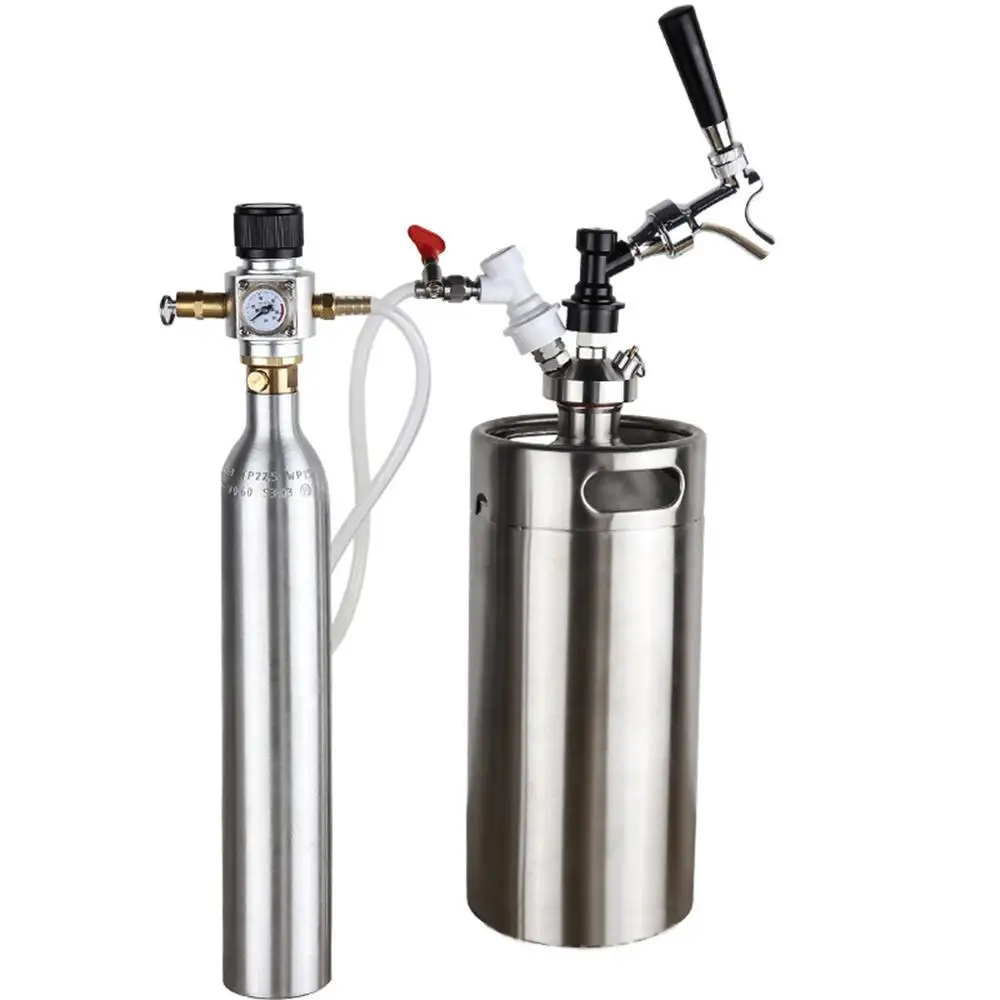 

1*Sodastream CO2 Small Gas Regulator Steel Ball Lock Corny Cornelius Keg Charger
