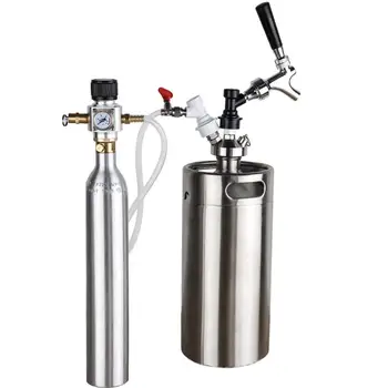 

1*Sodastream CO2 Small Gas Regulator Steel Ball Lock Corny Cornelius Keg Charger