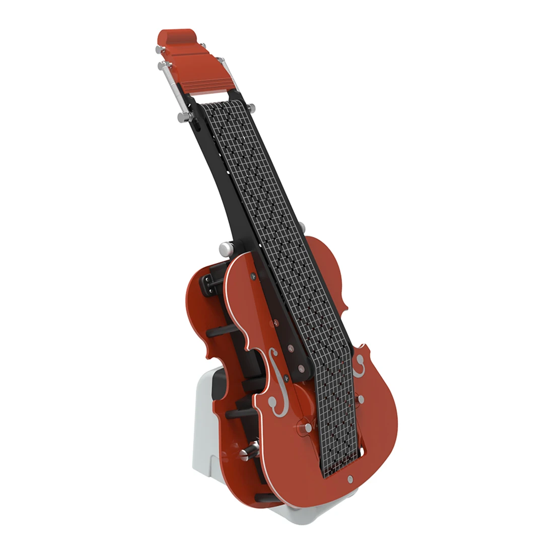 Металлическая скрипка головоломка модель ассемблер комплект сборка стволовых обучающая игрушка DIY Note-синий