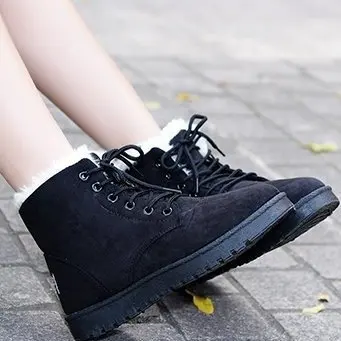 

Women Boots Warm Winter Women Shoes Plus Size Female Faux Suede Ankle Boot for Woman Botas Mujer Plush Snow Boots sdc78