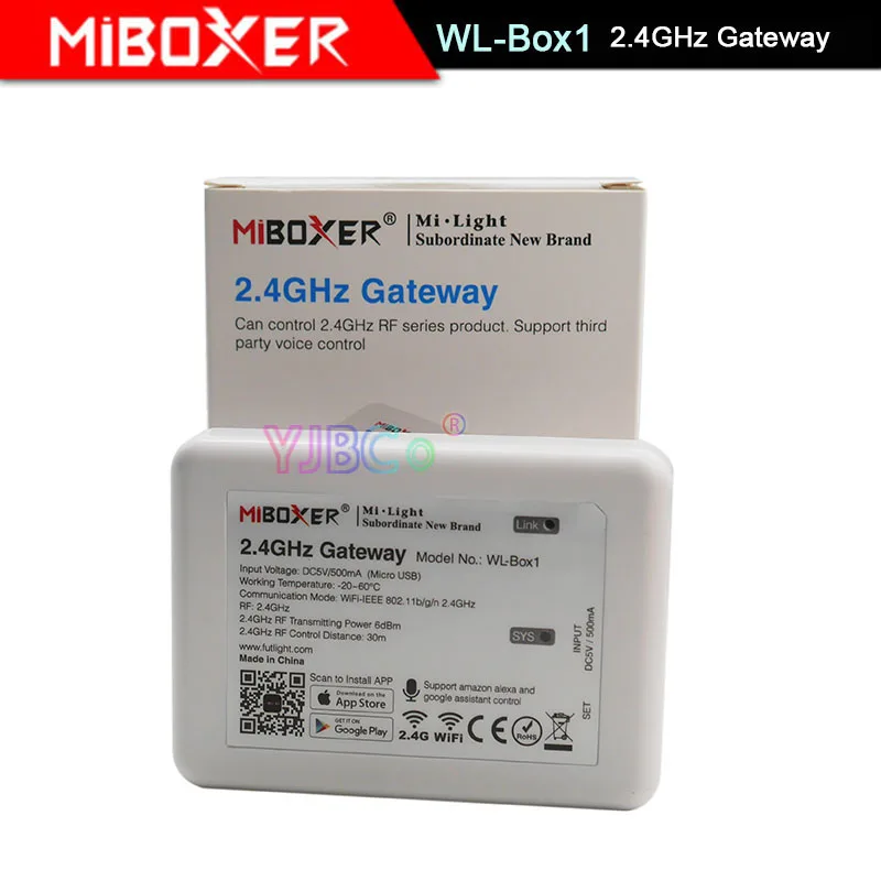 MiBOXER 2,4G 4-Zone умная панель WiFi iBox RGB+ CCT/RGBWW светодиодный светильник FUT039/FUT092/FUT089/iBox2/iBox1/B4/T4/B8