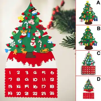 

1pcs/set Stickers Santa Tree Christmas Christmas DIY Stickers For Child Christmas Tree Shape Wall Decor Christmas Tree Calendar