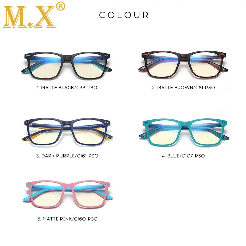 Детские очки Mx с защитой от синего света Компьютерные для мальчиков и девочек tr90