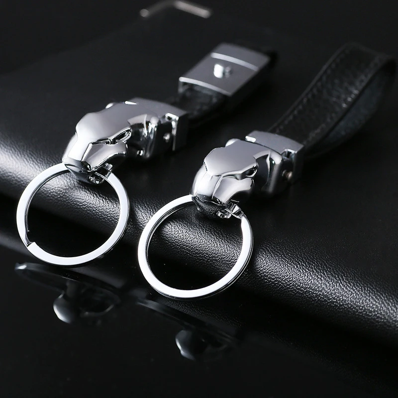 Luxury Car Key Chain Men Women KeyChain High-Grade Leopard for Key ...