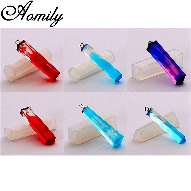 Aomily DIY 10 шт./компл. Хрустальная форма для ювелирных изделий ожерелье серьги