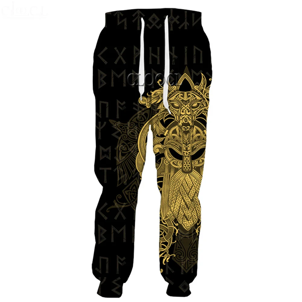 

HX Hip Hop Newest Viking Tattoo Men Women Trousers 3D Print Fashion Autumn Harajuku Streetwear Sweatpants Drop Shipping