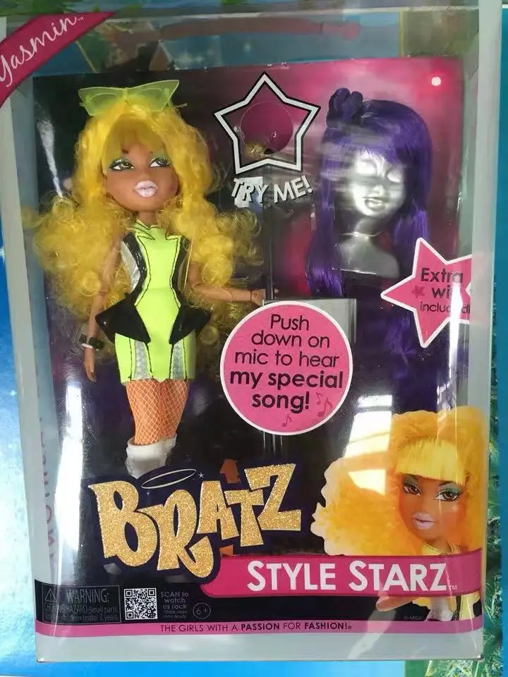 Модная фигурка Bratz Bratzillaz, кукла, несколько вариантов, лучший подарок для ребенка - Цвет: Черный