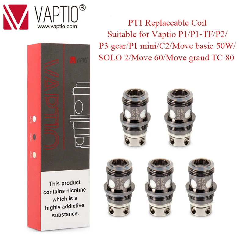 5 предметов в лоте 10 шт. Vape Сменные спирали для Vaptio C2 влево/вправо комплект/P1