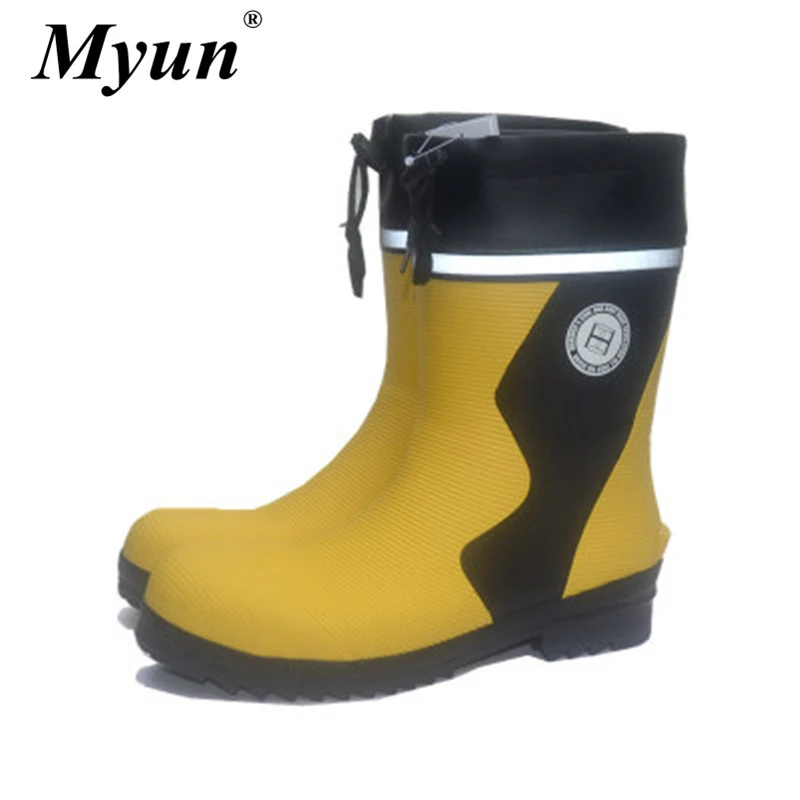 mens steel toe rain boots