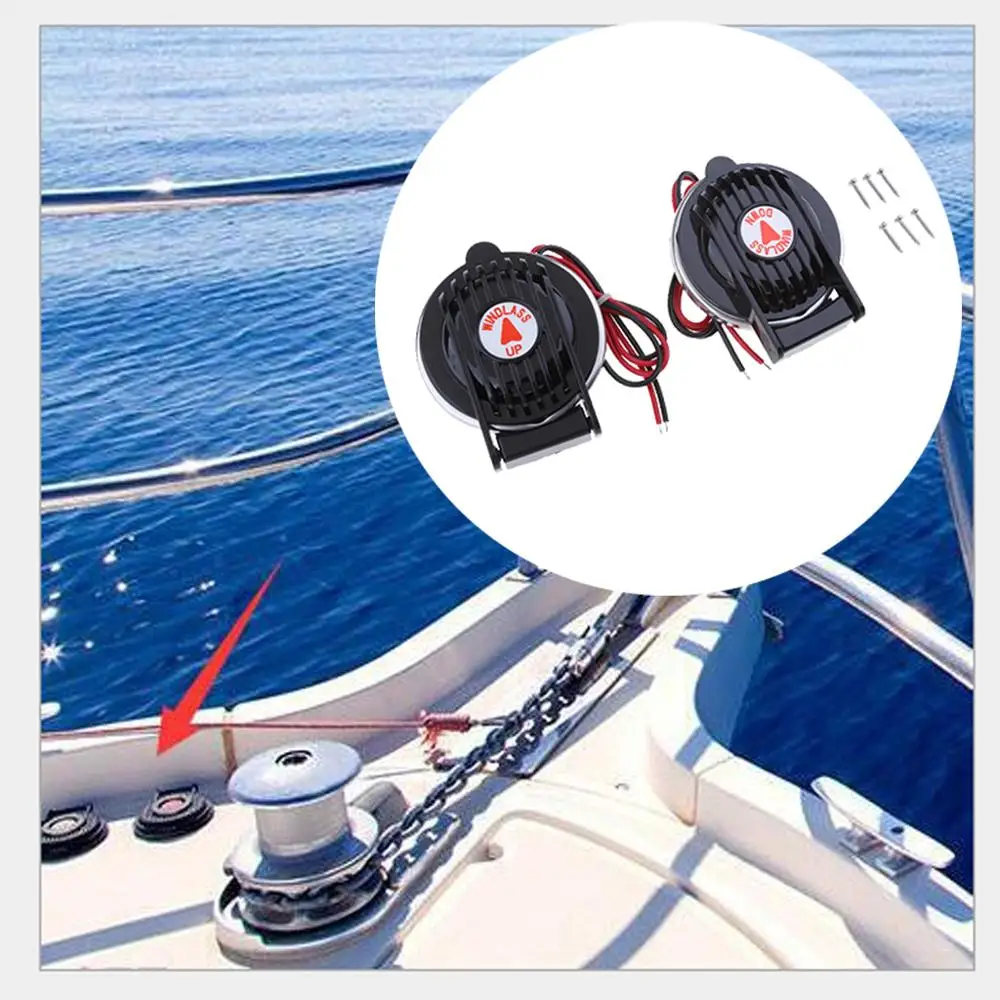 2pcs Marine Boat Windlass Foot Switch Single direction switches Up/Down