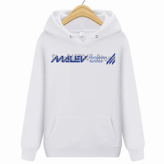 MALEV AIRWAYS Hoodies Sweater S-XXL LOGO HUNGARIAN AIRLINES PILOT AVIATION JET Sweaters LONG Sleeve Leisure Fashion |