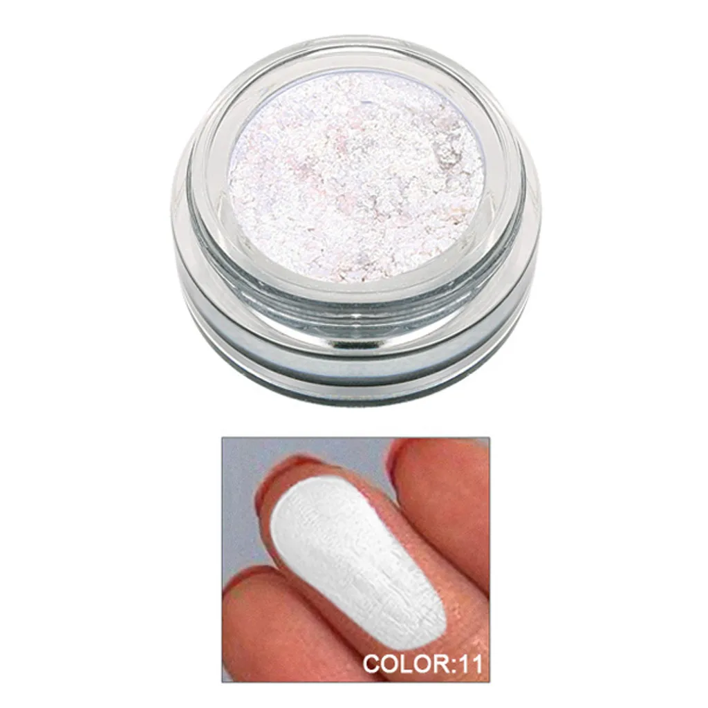 14 Colors Jelly Shimmer Glitter Eyeshadow Cream Highlighter Glow Metallic Chunky Eye Glitter FestivalParty Make Up Palette#YH - Цвет: 11