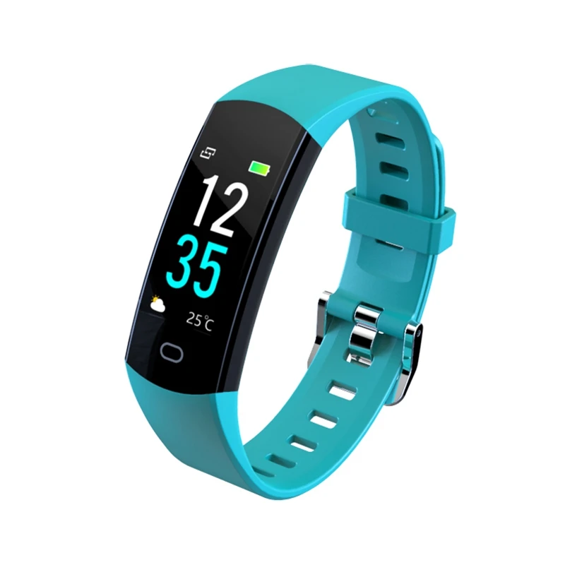 

Smart Bluetooth Watch IP67 Waterproof Heart Rate Tracker Fitness Bracelet Colorful Screen Blood Pressure Monitor Wristband