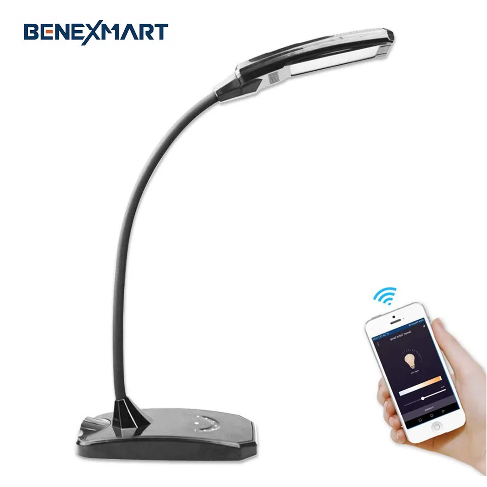 

BENEXMART Smart WiFi LED Desk Lamp Work with Alexa Echo Dot Google Home with USB Charging Dimmer Touch Control Office Light