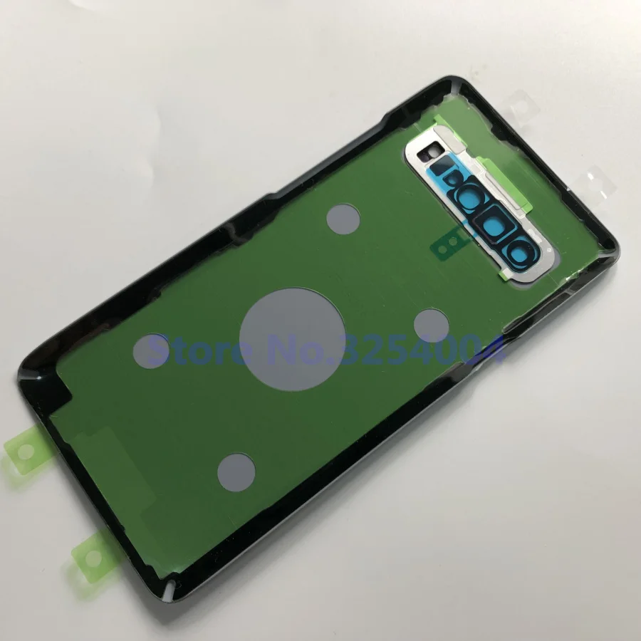 S10 5G аккумулятор задняя крышка стеклянная дверь Корпус Замена для samsung Galaxy S10 5G версия G977 G977F G977U+ наклейка