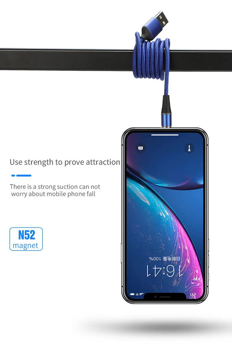 AIREACH Магнитный Micro USB кабель для iPhone samsung Android мобильный телефон Быстрая зарядка usb type C кабель магнит зарядное устройство провод шнур