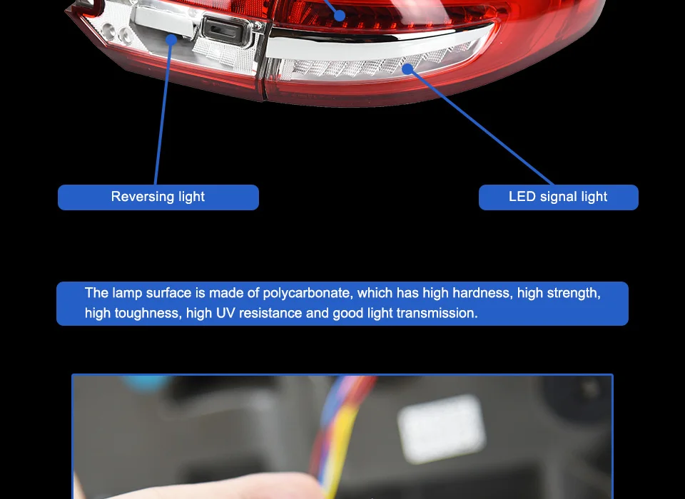 Автомобильный Стайлинг для Ford Fusion 2013- Mondeo задние фонари обновление- Fusion задний фонарь светодиодный задний фонарь