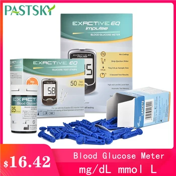 

Household Blood Glucose Meter Diabetic Suger Blood Monitor 50 Diabetic Test Strips+1 Lancing Device+Carrying Case Glucometer