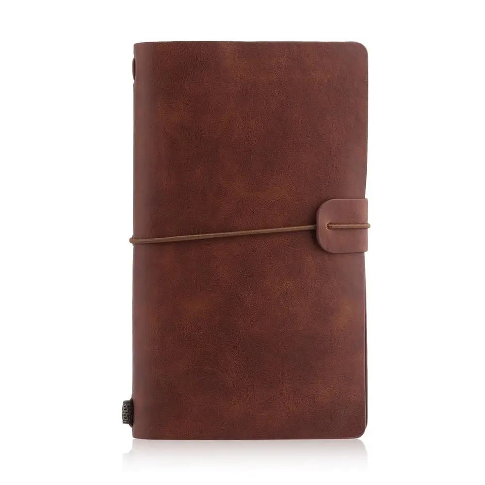 Школьный материал, блокнот, креативный классический Дневник для путешествий, дневник, планировщик, блокнот, сделай сам, подарок на день рождения - Цвет: Brown