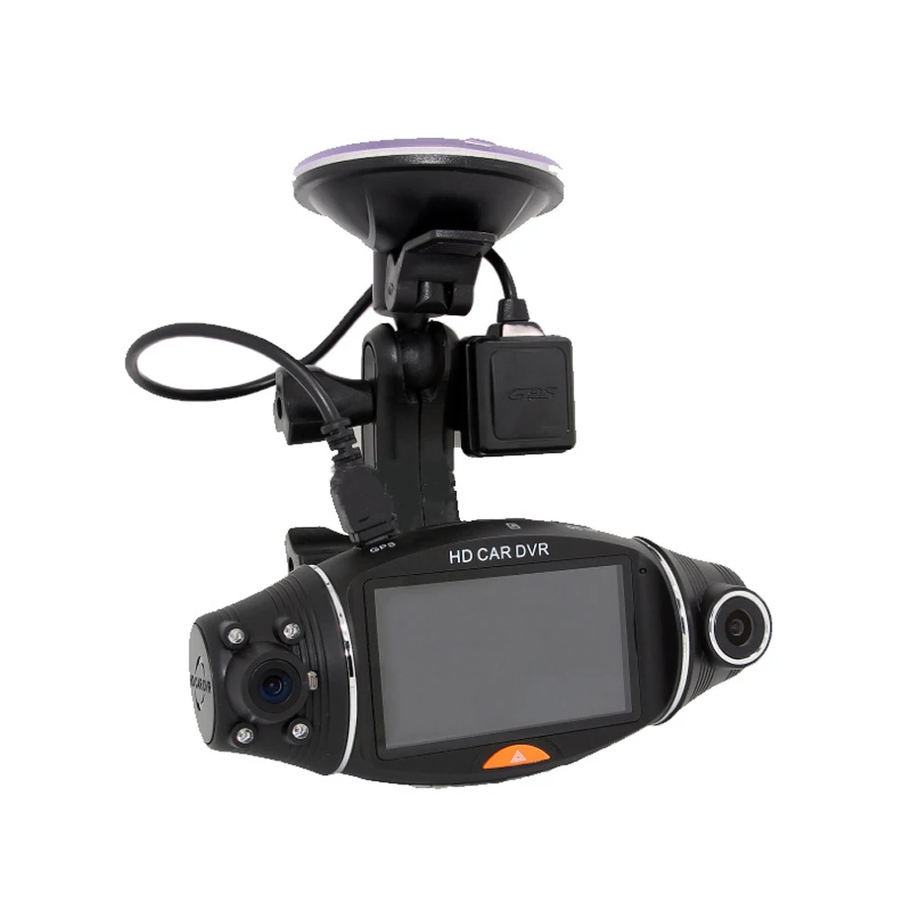 2 камеры s объектив 2.7in Автомобильный видеорегистратор IR 140 градусов ЖК-камера с двойным объективом камера заднего вида рекордер автомобильная видеокамера