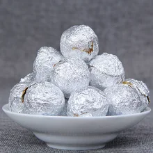 Древнейший Чай пуэр Китайский Юньнань Жемчуг дракона сырой ручной работы золотой бутон чай зеленая еда для здоровья похудение