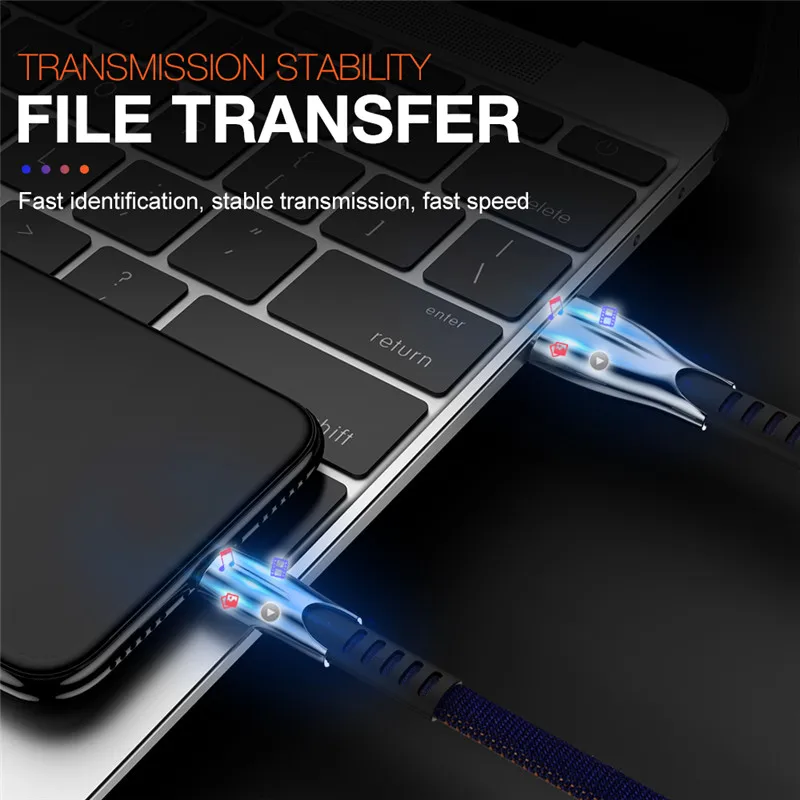 1 2 3 м Зарядное устройство USB кабель для передачи данных для iphone X XR 10 XS Max 7 8 6 S 6 S Plus провод для быстрого заряда шнур происхождения мобильного телефона длинный короткий