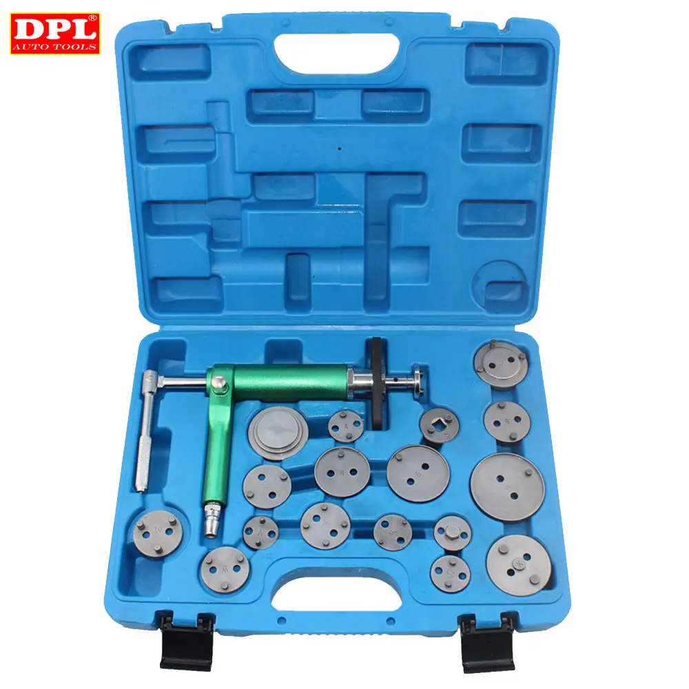 US $59.40 Universal 18pcs Pneumatic Brake Piston Wind Back Tool Set Auto Wind Back Car