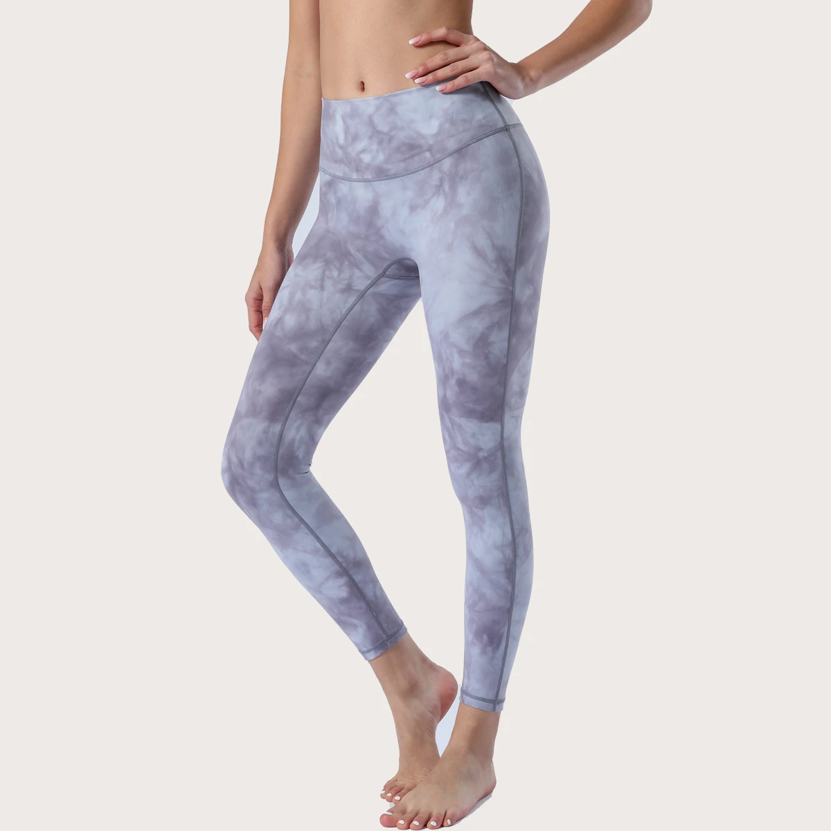 NWT 2021 Women Tight 25" Tie Dye Leggings No Front Seam Women Yoga Pants Buttery Soft Leggings Sport Women Fitness Pant flare jeans